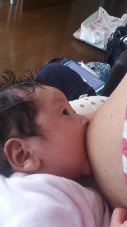 おっぱい特訓中